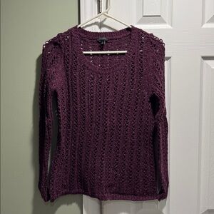 Ann Taylor Plum Knit Top
